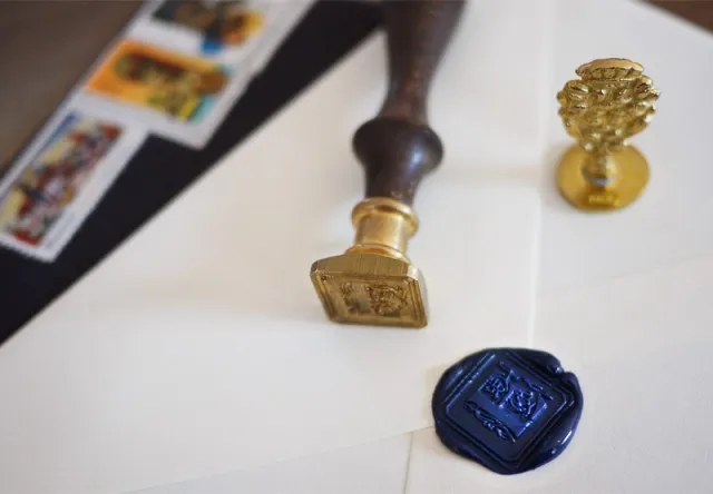 wax seal fathers day crafts