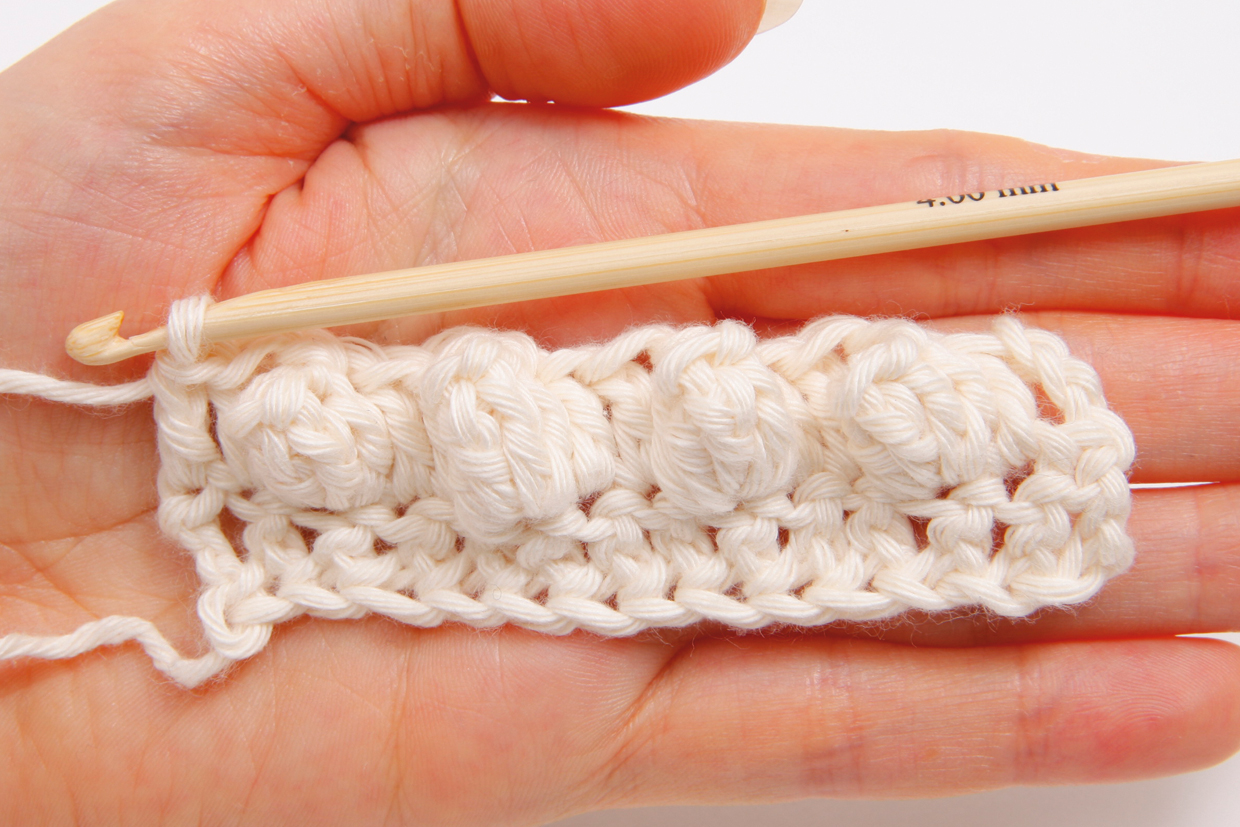 How to crochet popcorn stitch Step_05