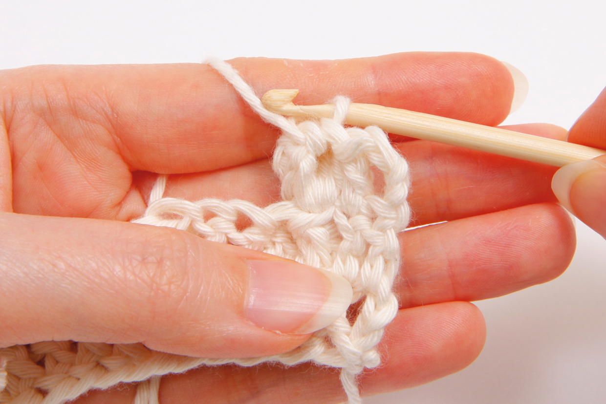How to popcorn crochet stitch Step_09