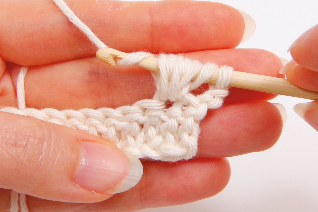 puff stitch crochet tutorial step 02