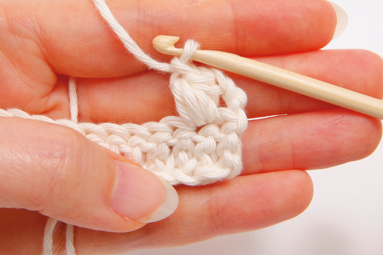 How to puff stitch crochet tutorial step 05