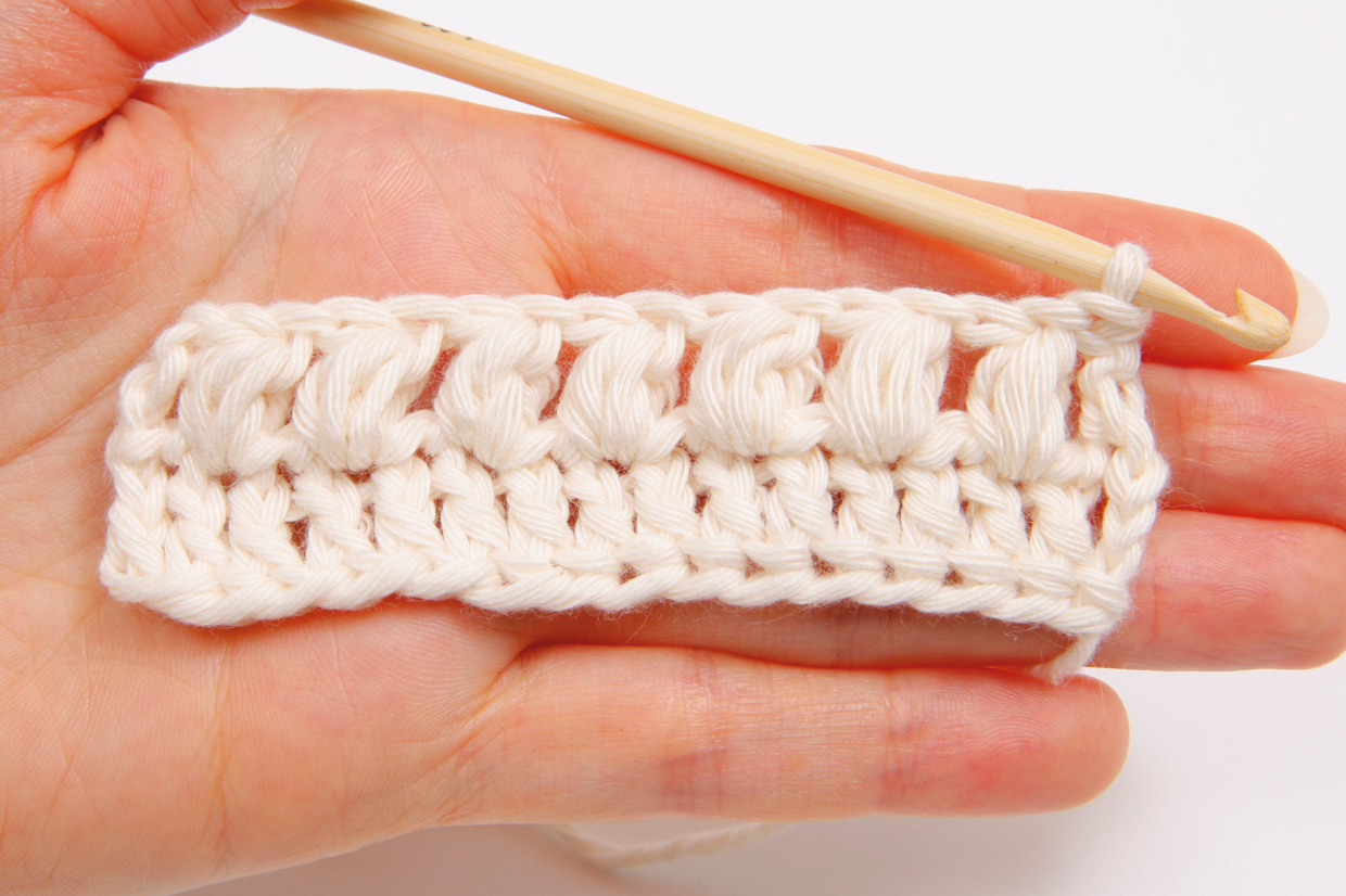 puff stitch crochet tutorial step 06