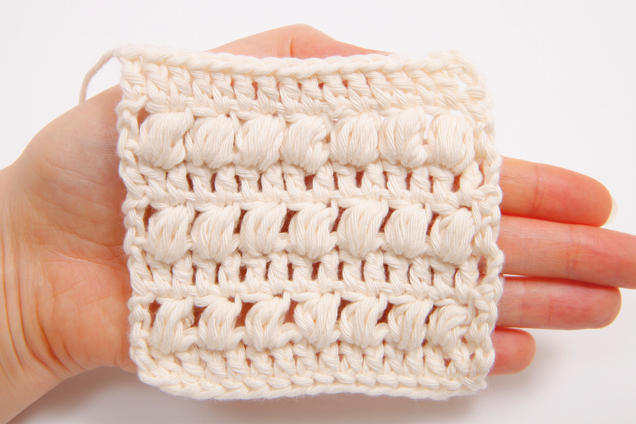 puff stitch crochet tutorial step 07
