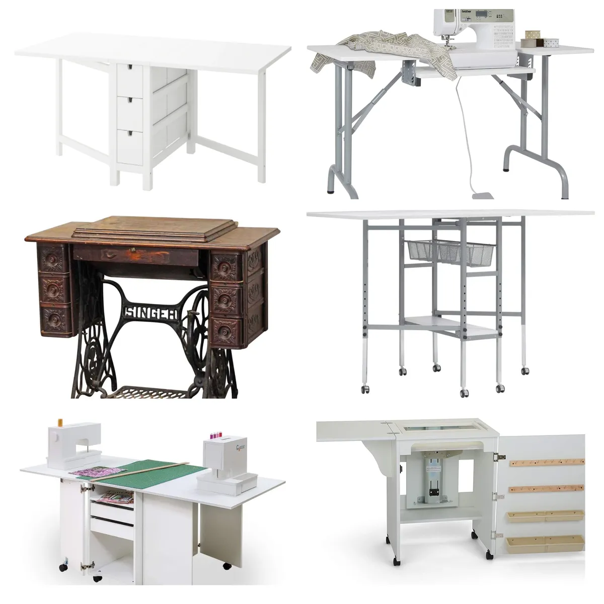 sewing machine tables