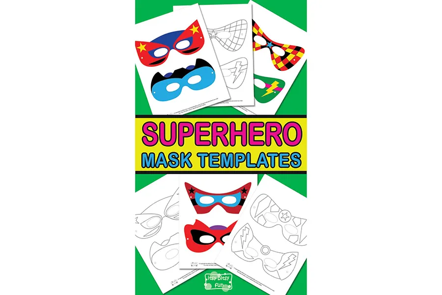 Crafts for toddlers superhero mask