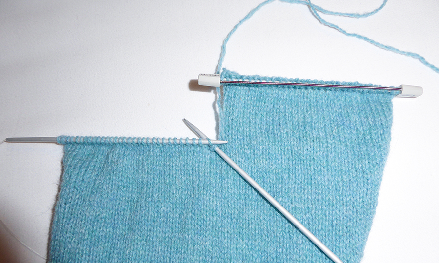 Headband knitting pattern Step3