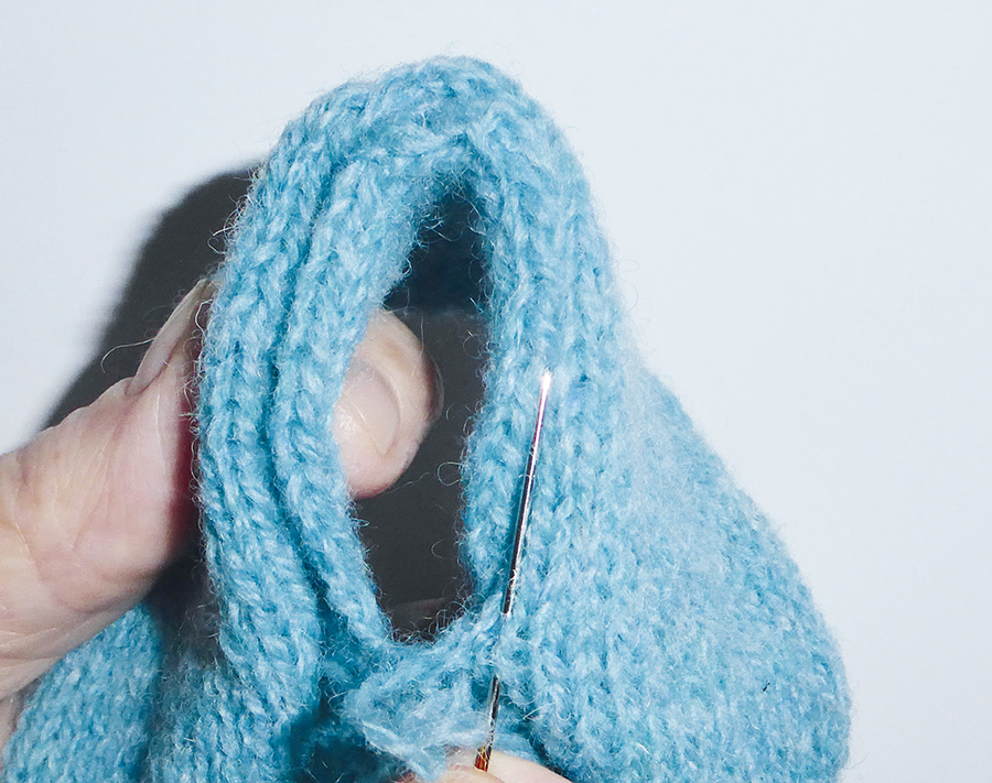 Headband knitting pattern Step5