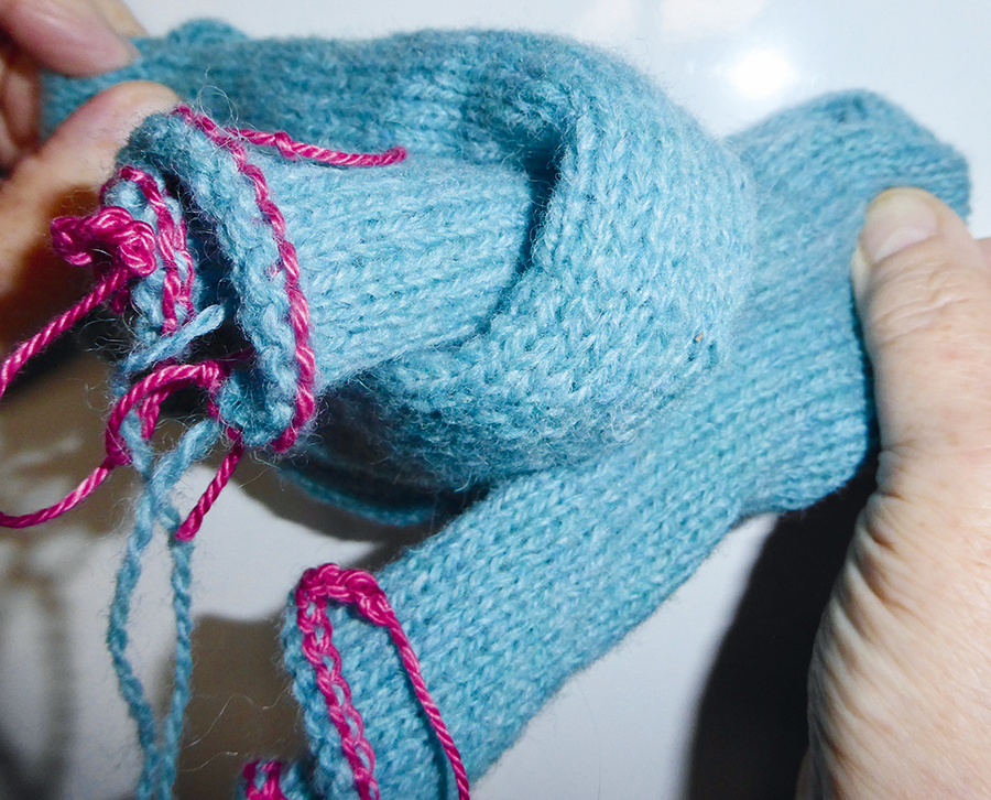 Headband knitting pattern Step6