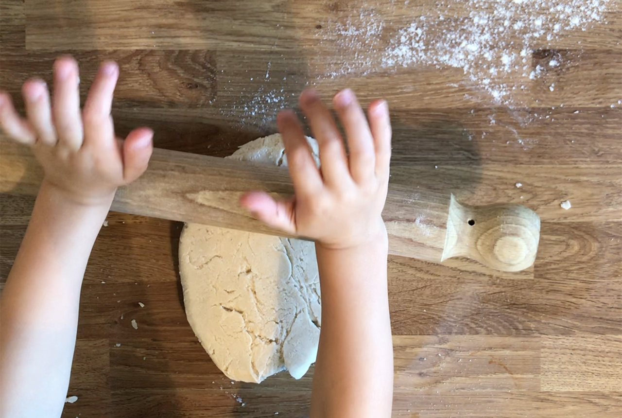 Easy salt dough receipe for kids step 3