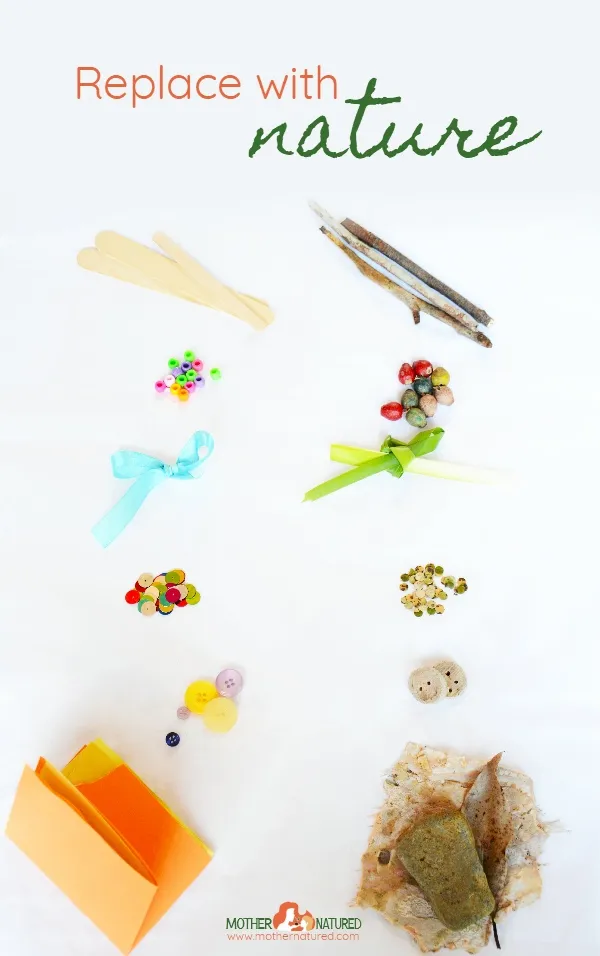 crafts for toddlers nature collage