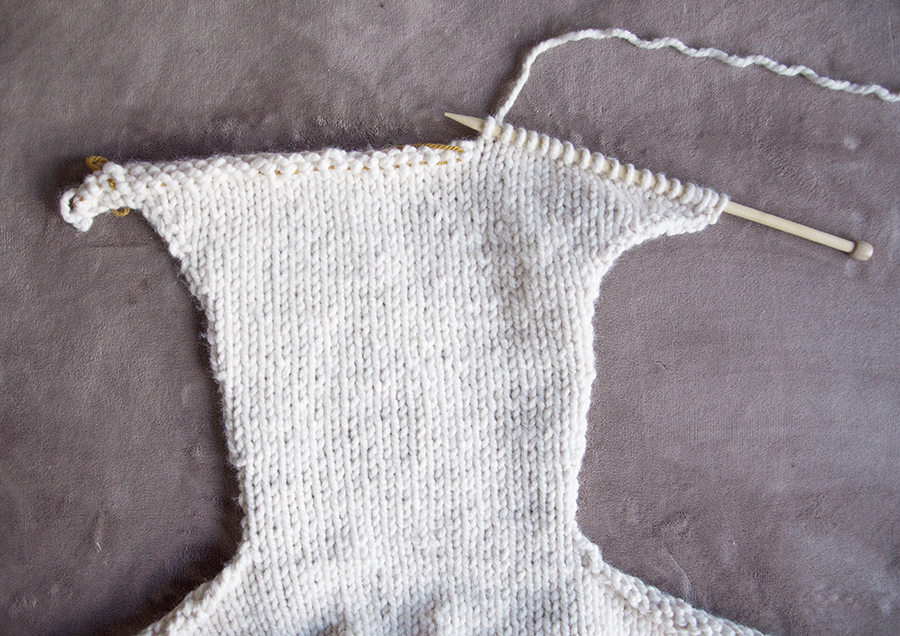 polar bear crochet pattern Step 4