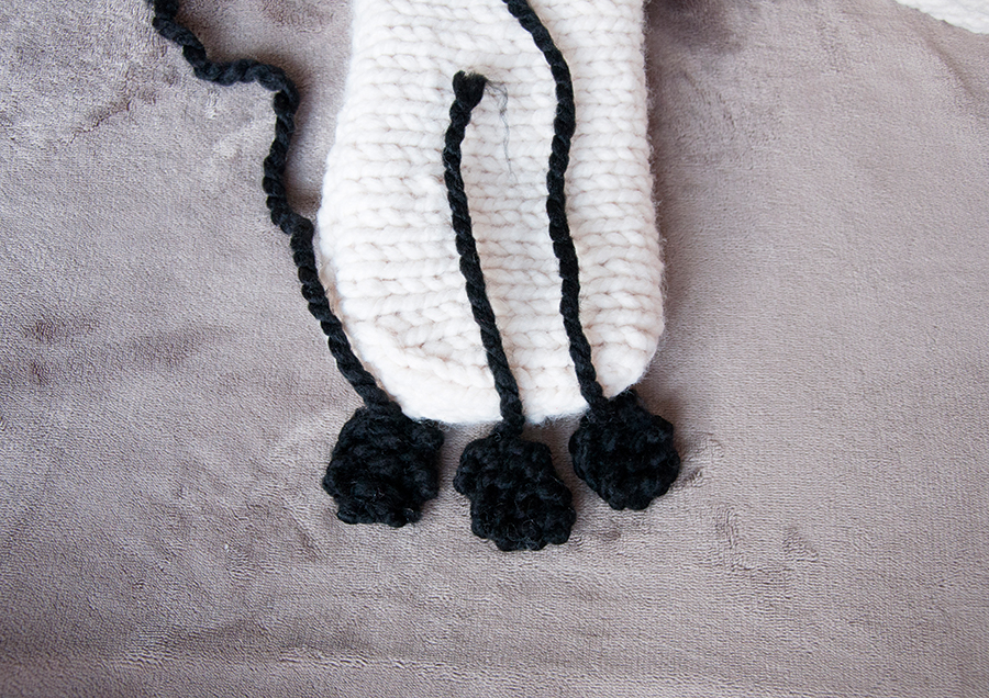 polar bear crochet pattern step 11