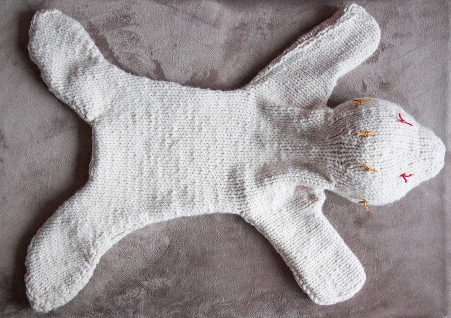 polar bear crochet pattern step 7