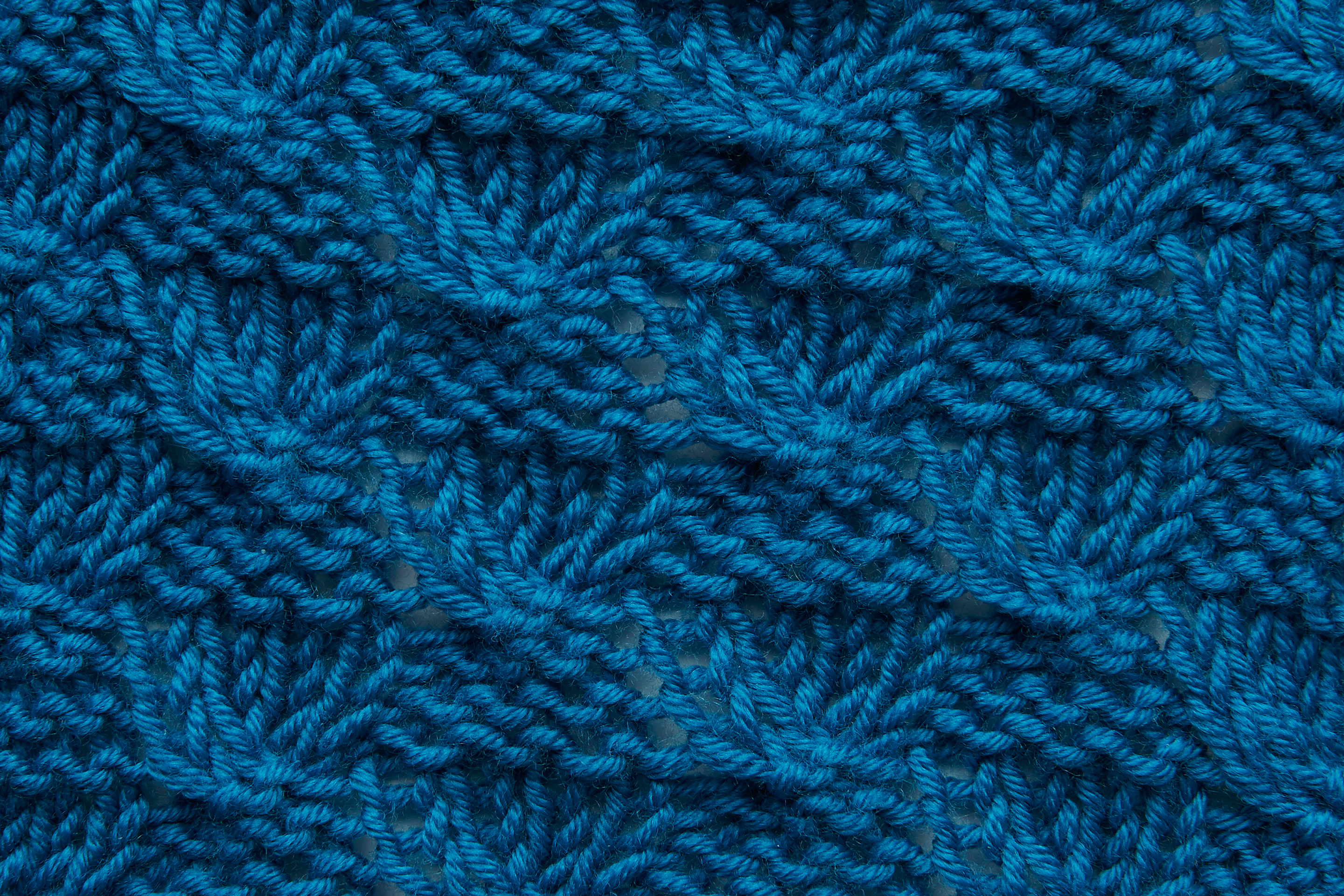 Cable stitch pattern Trapeziums