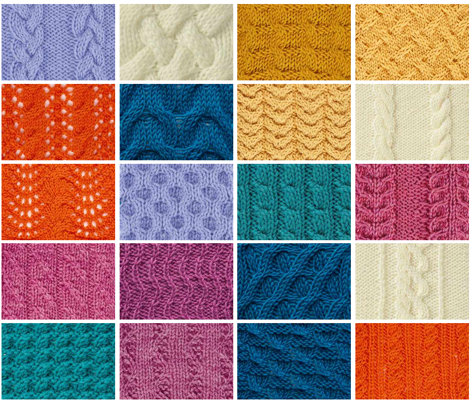 Cable stitch patterns