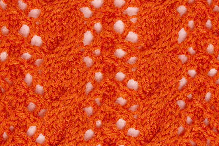 Cables stitch pattern Cables & Eyelets