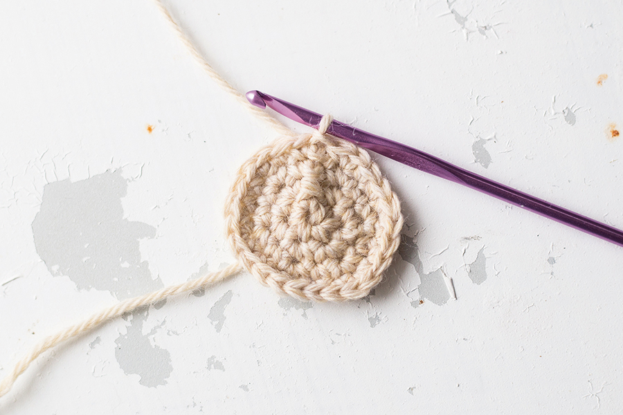 craft storage crochet step 2