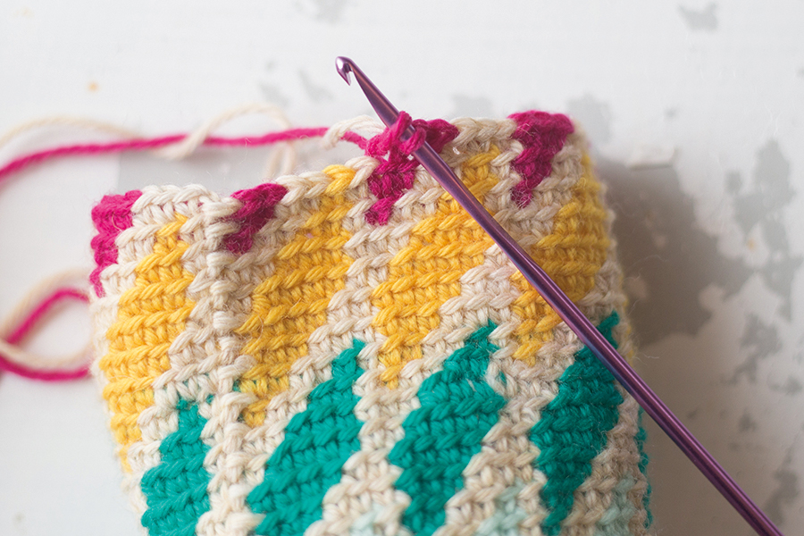 craft storage crochet step 8