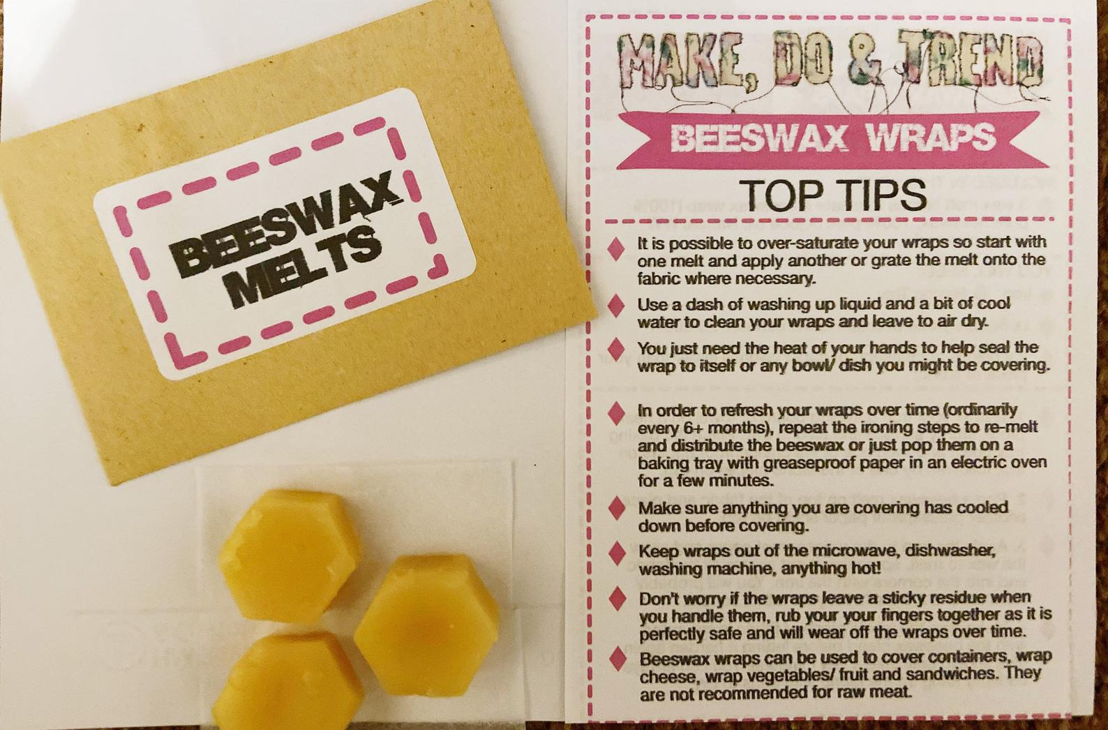 how to make beeswax wraps refresh