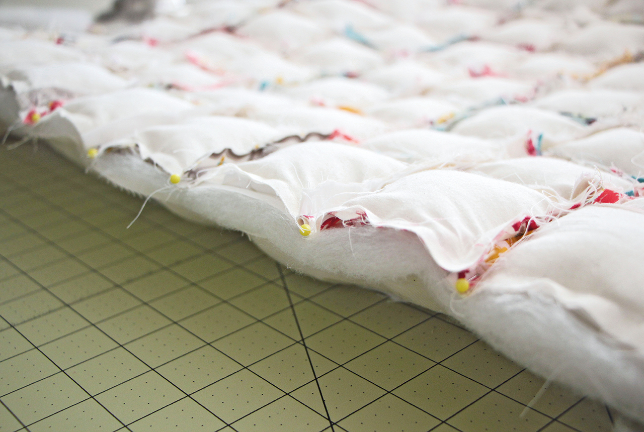 How to make a puff quilt figure I