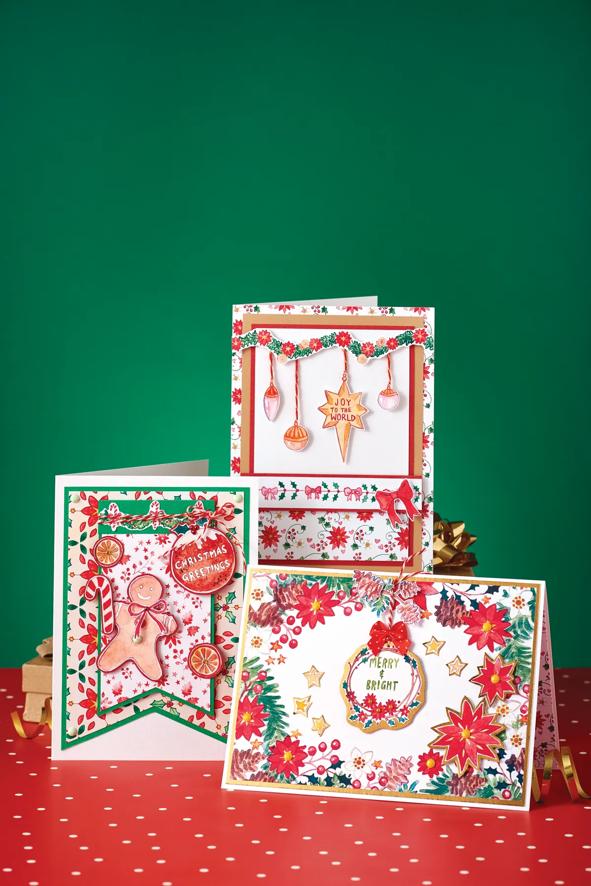 Inspiration for free poinsettia paper collection
