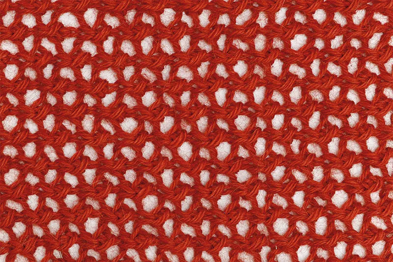 Lace knitting stitches Netting
