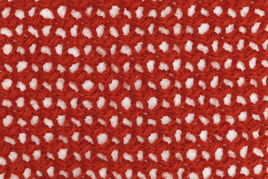 Lace knitting stitches Netting