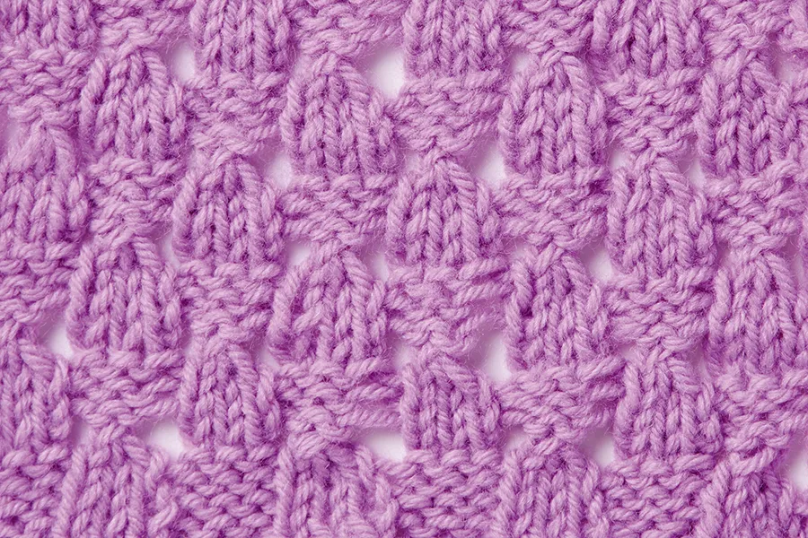 Lace knitting stitches Soft Lattice