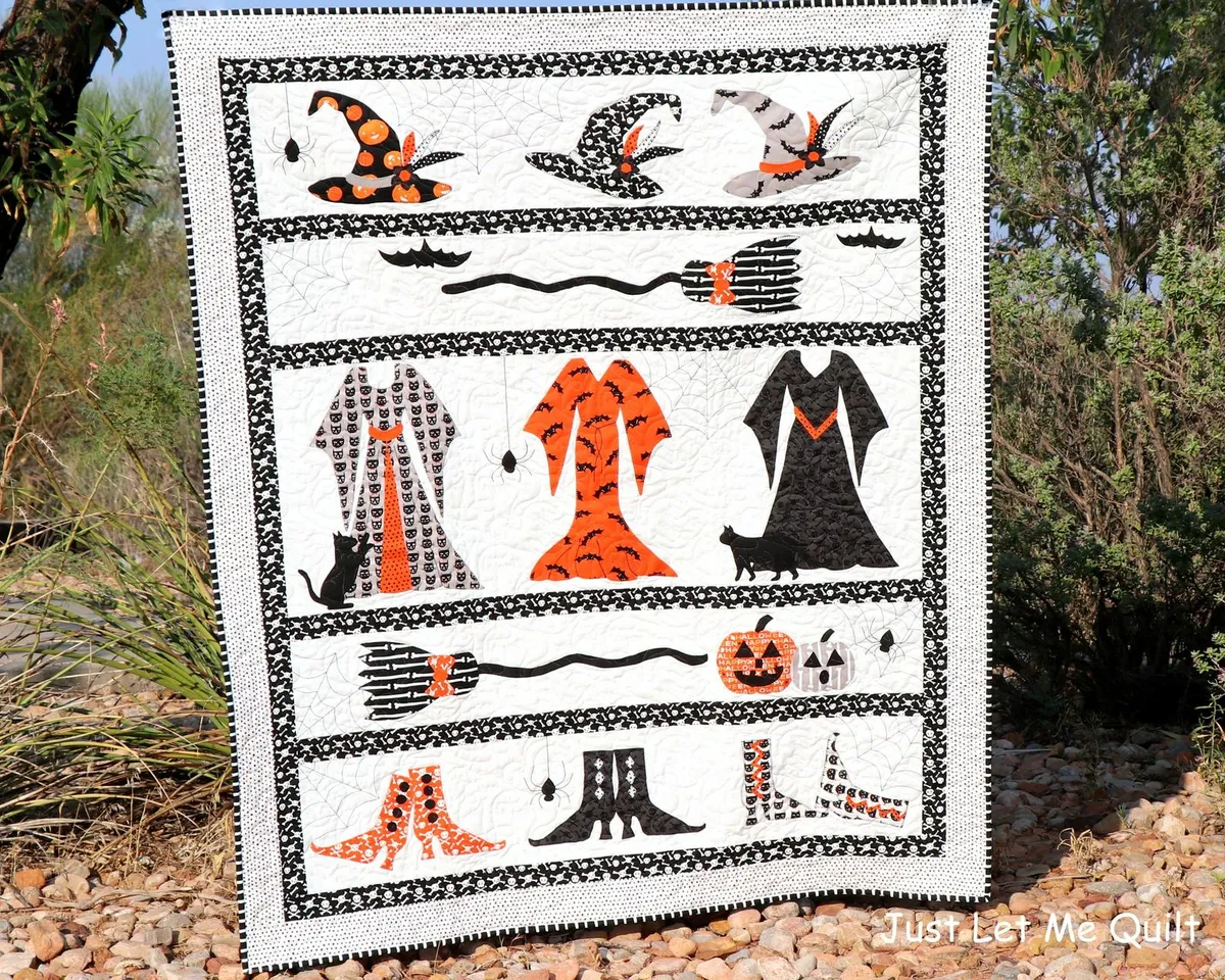 Ms Winifred's Closet halloween quilt pattern