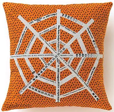 Spiderweb Halloween quilt pattern