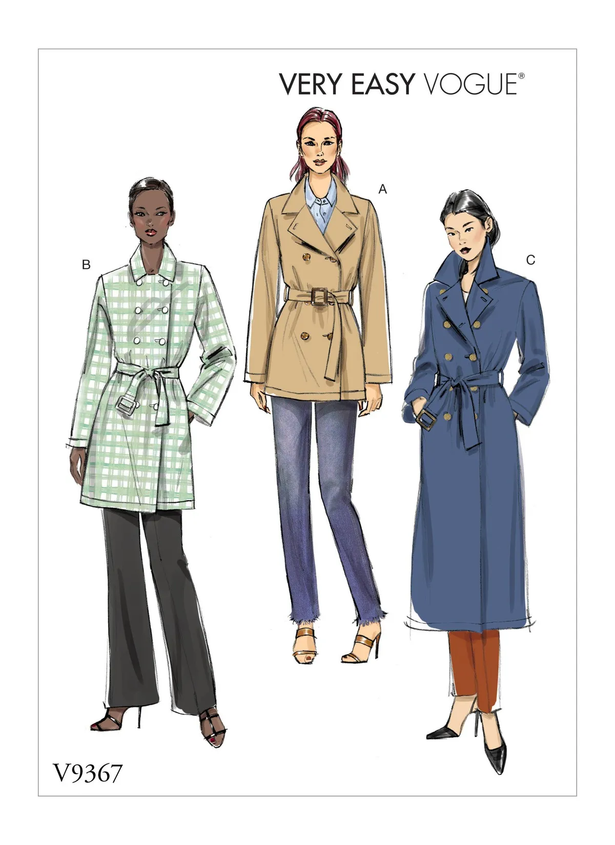 Vogue Coat Sewing Pattern 9367