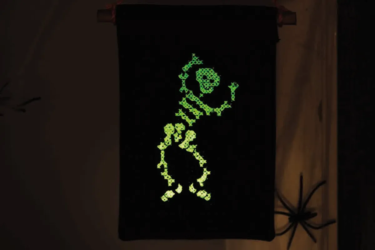 halloween cross stitch designs glow in the dark