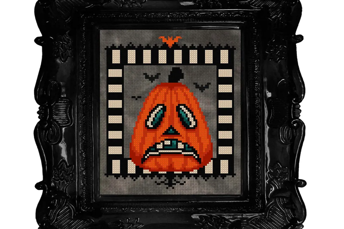 halloween cross stitch