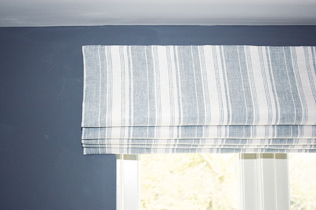 How to make Roman blinds step ten