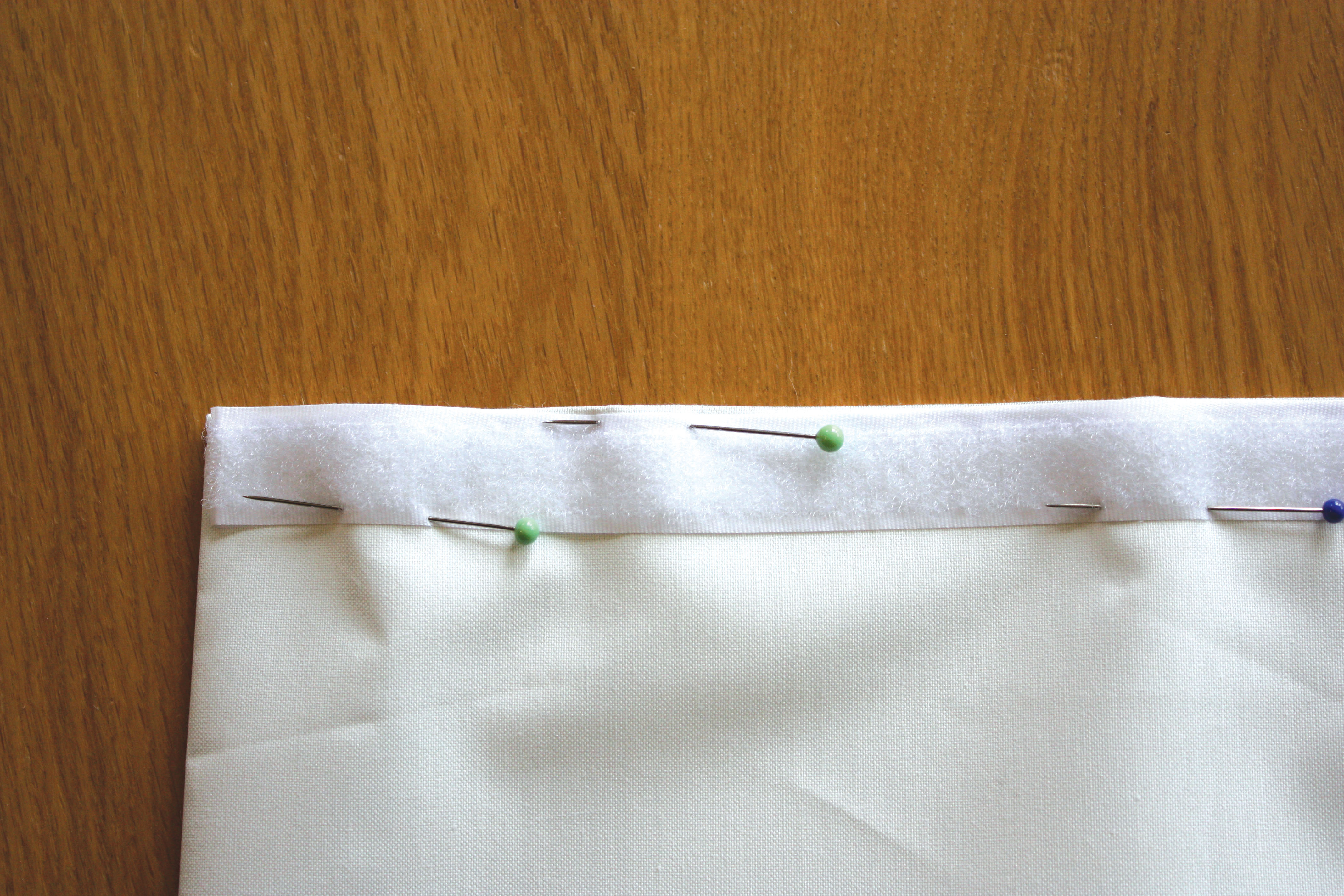 How to make Roman blinds step two