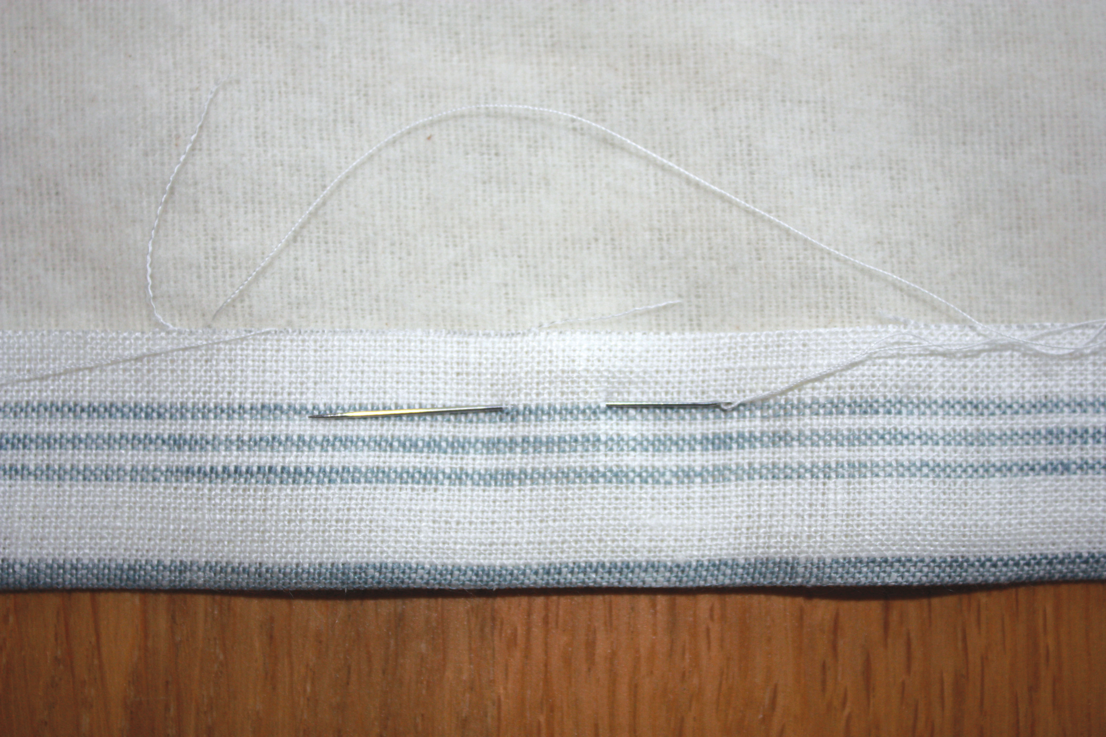How to make Roman blinds step three