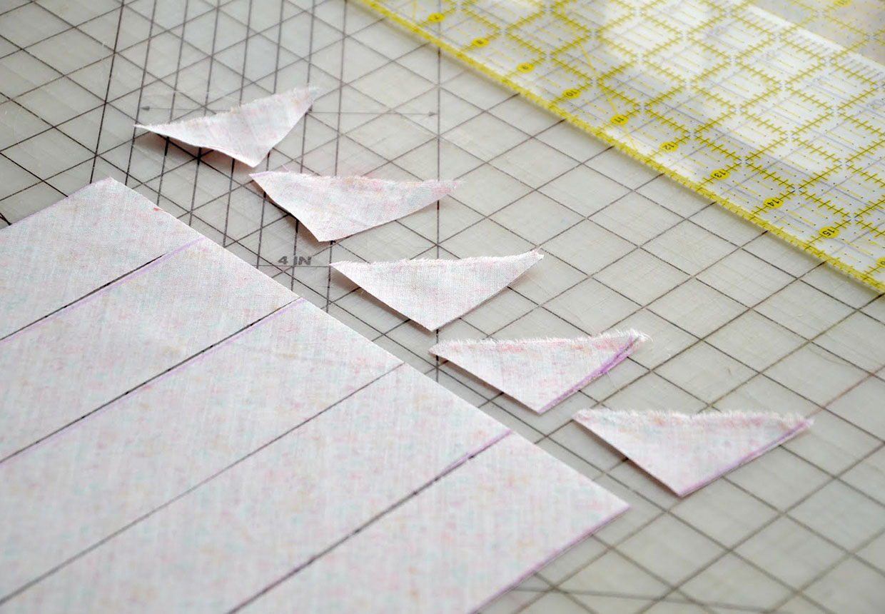 How to sew bias binding step seven