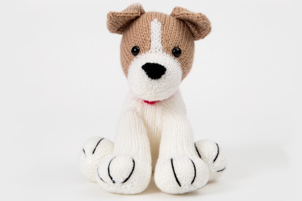 knitted dog pattern