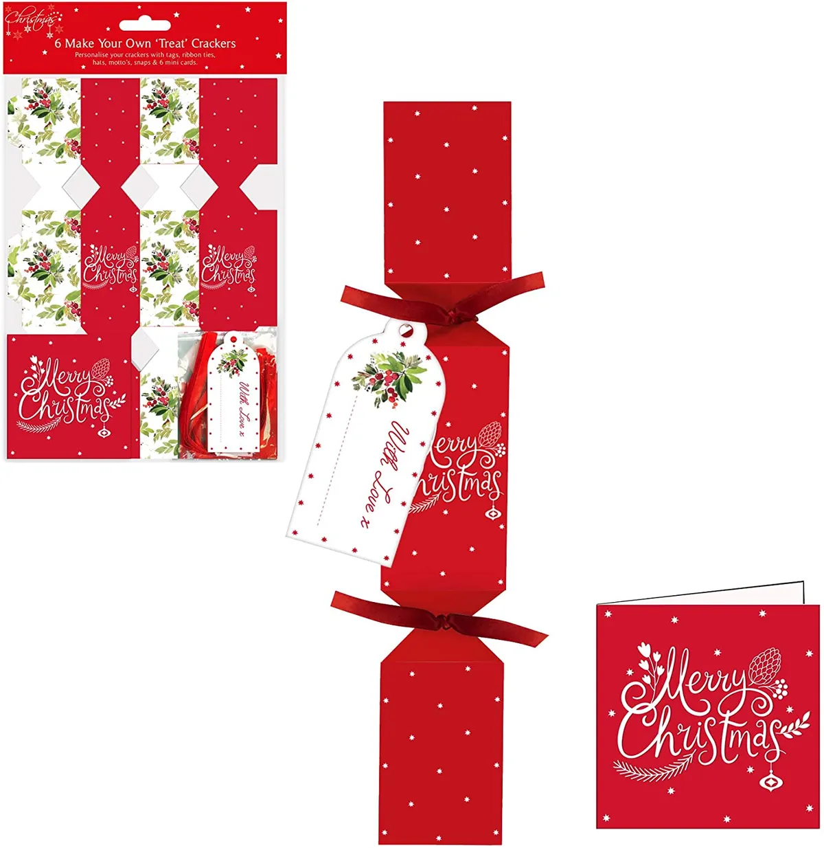 Christmas cracker kit with matching cards