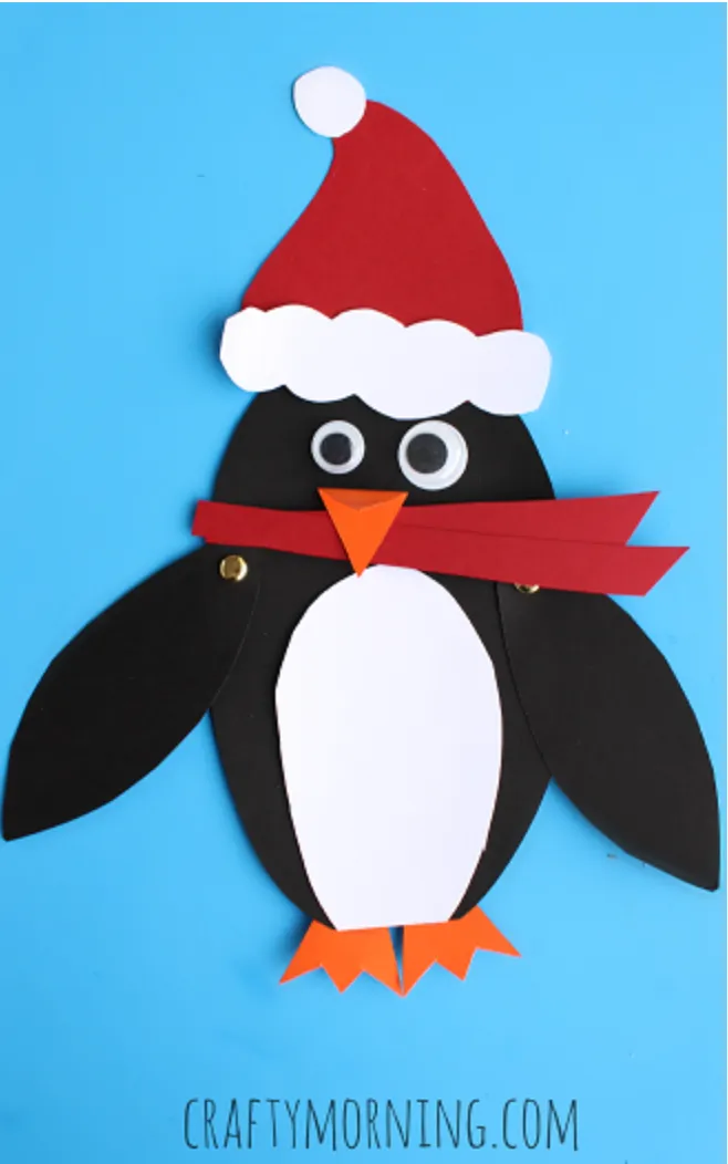 Kids craft penguin
