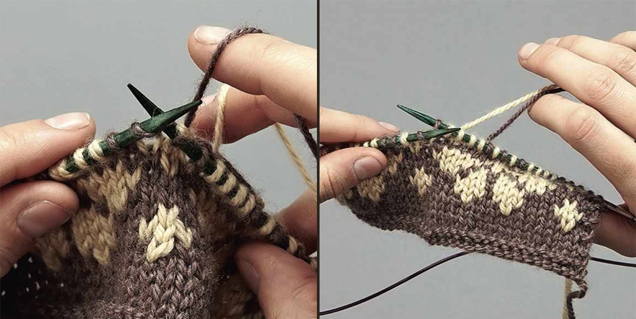 Fair Isle knitting tips British knitting