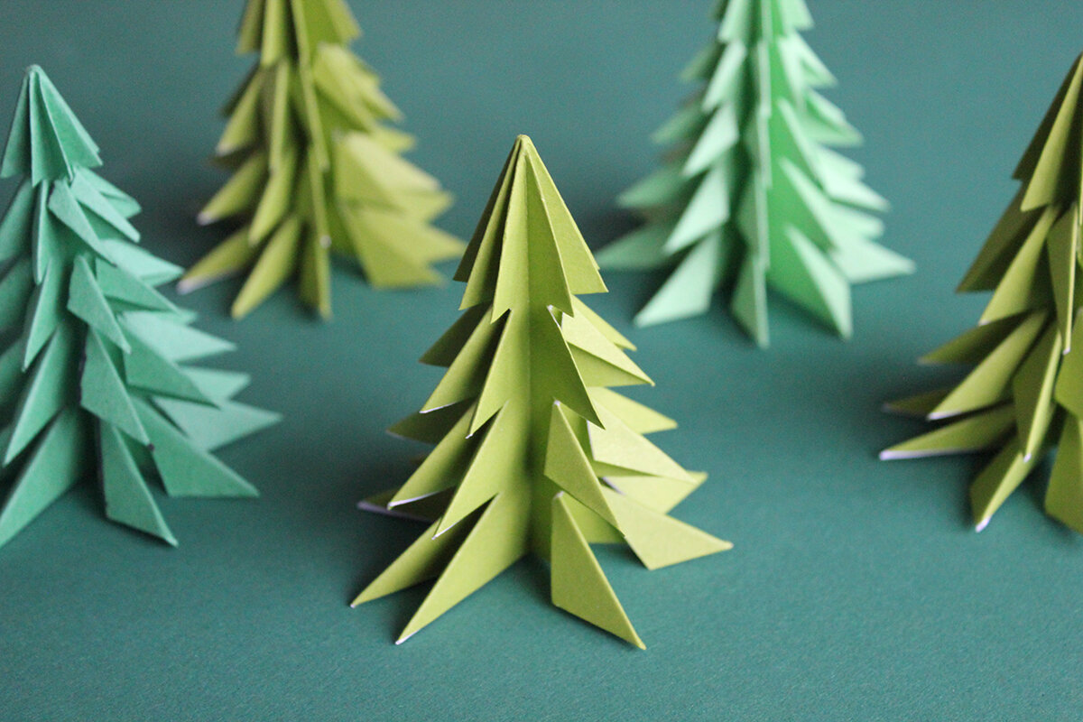 Kirigami Christmas tree by Foldability