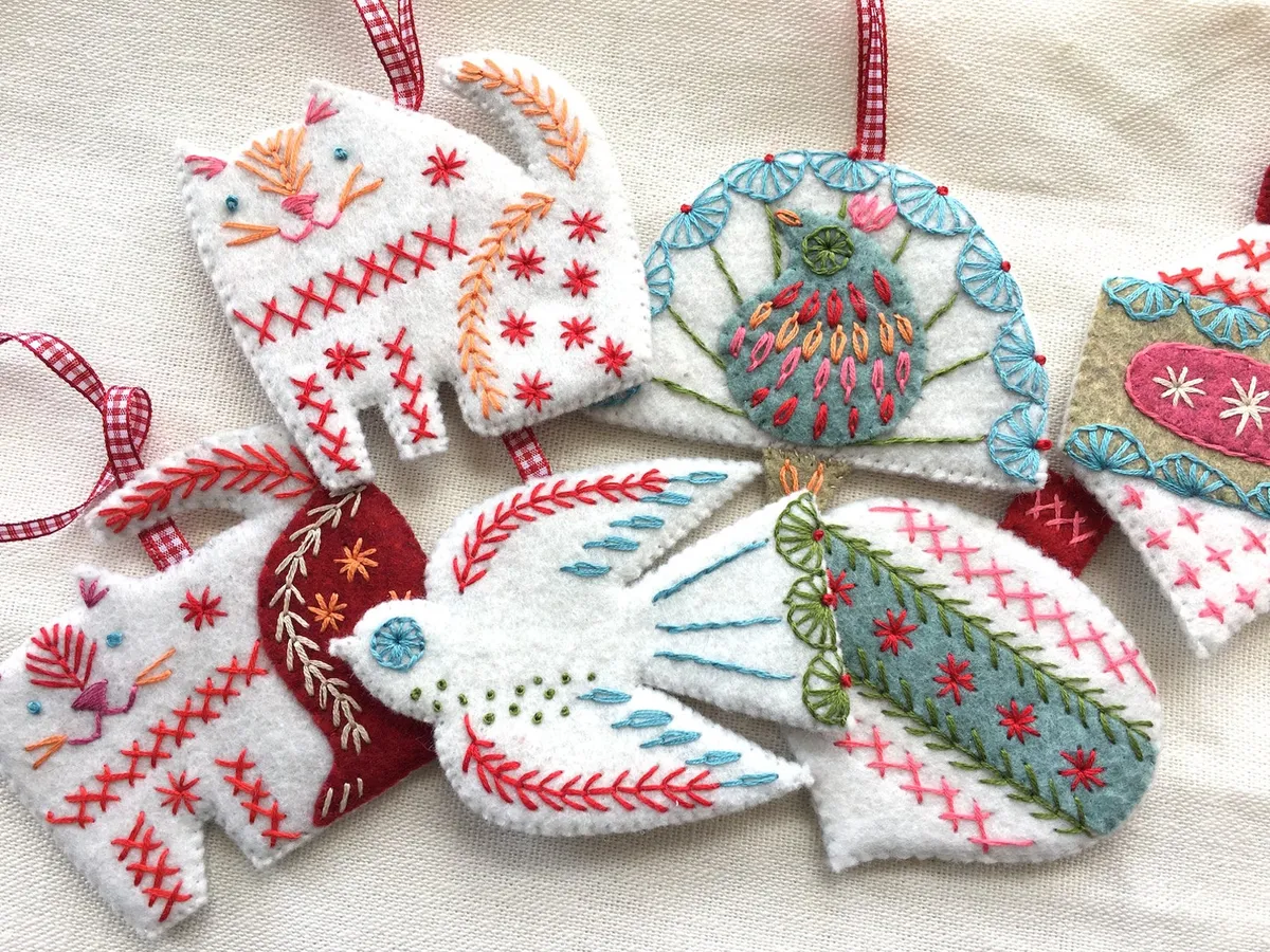Christmas sewing projects – Christmas bauble collection