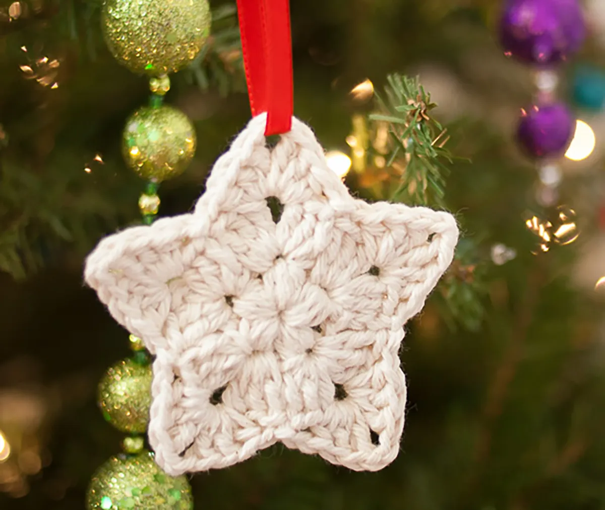 star crochet ornament pattern