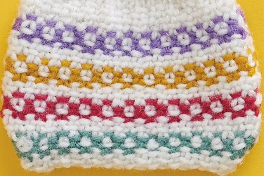 Linen stitch knitting pattern