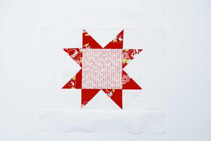 contemporay patchwork quilt step 11b