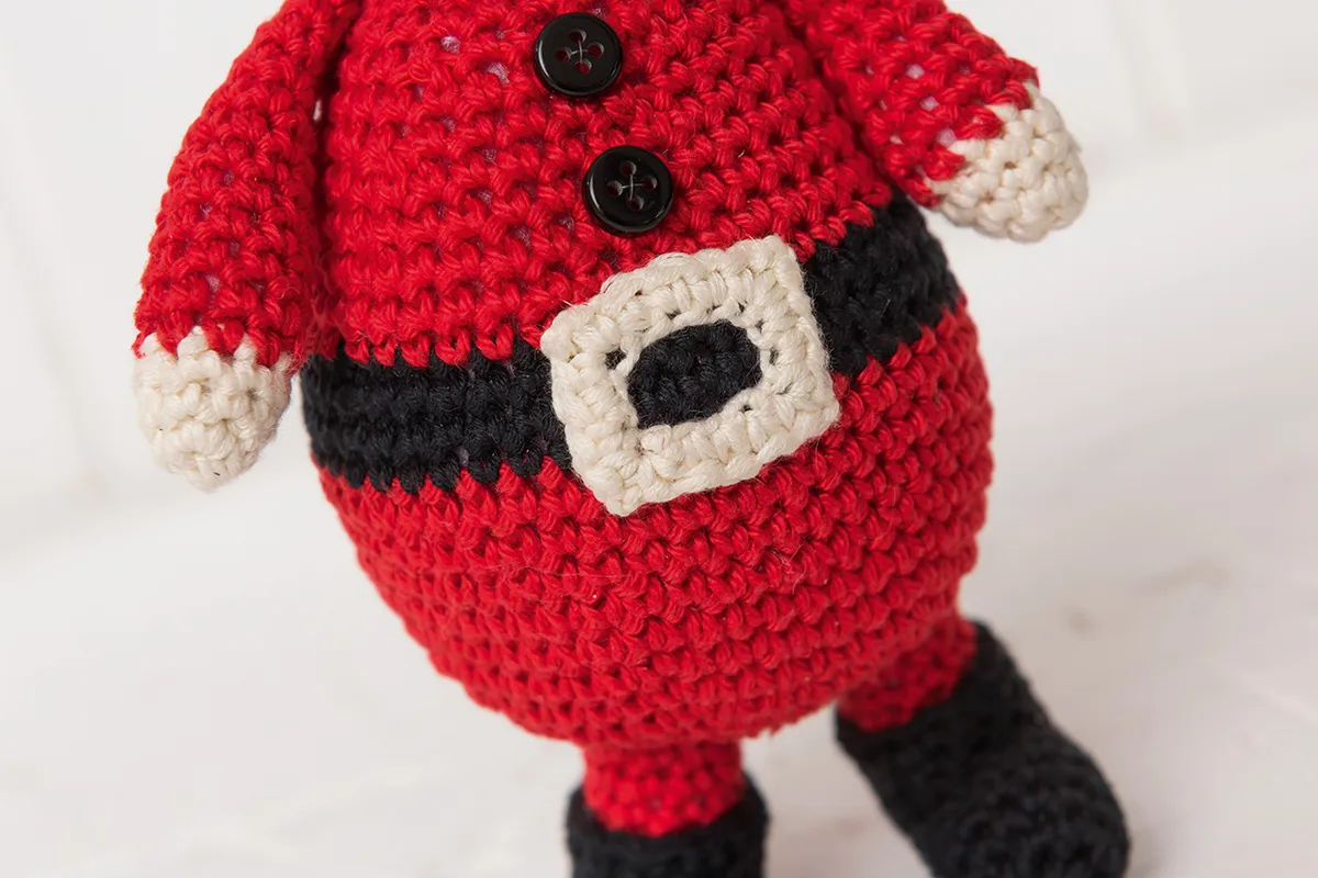 Free Crochet Santa pattern buckle