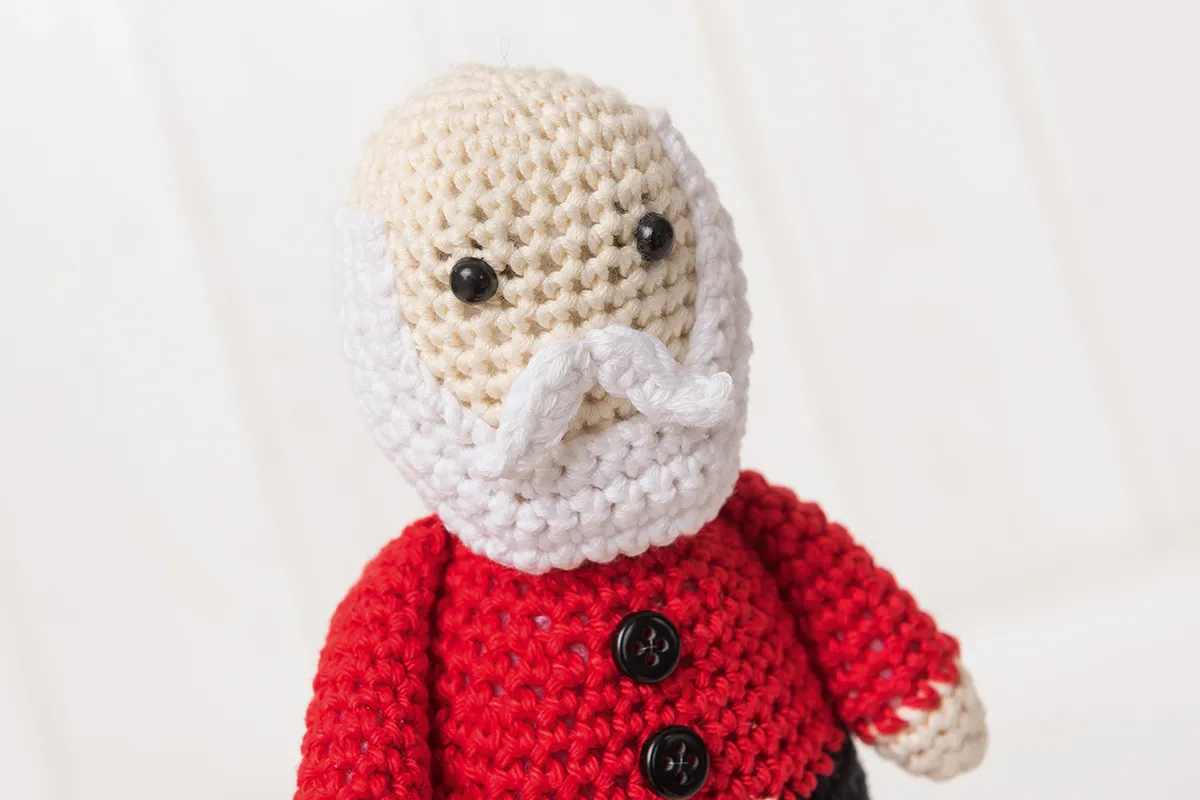 Free Crochet Santa pattern head