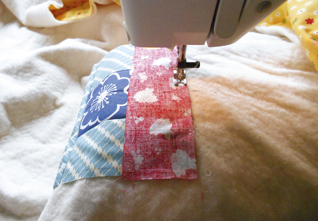 How to make a Jelly Roll Quilt step 6