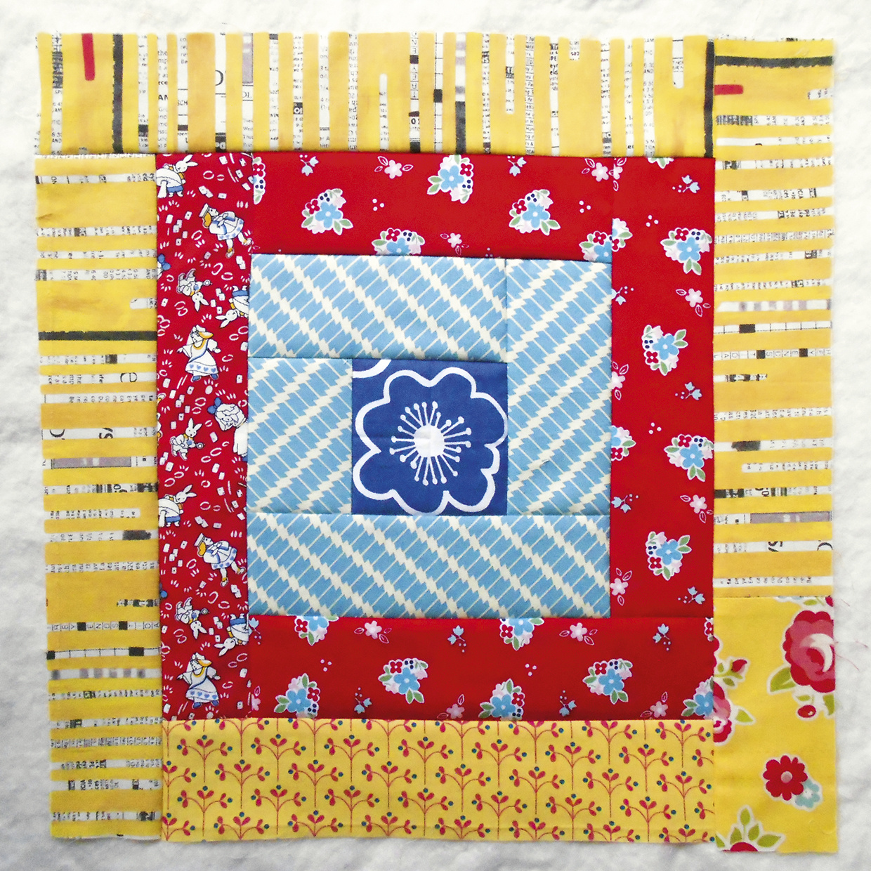 How to make a Jelly Roll Quilt step 7